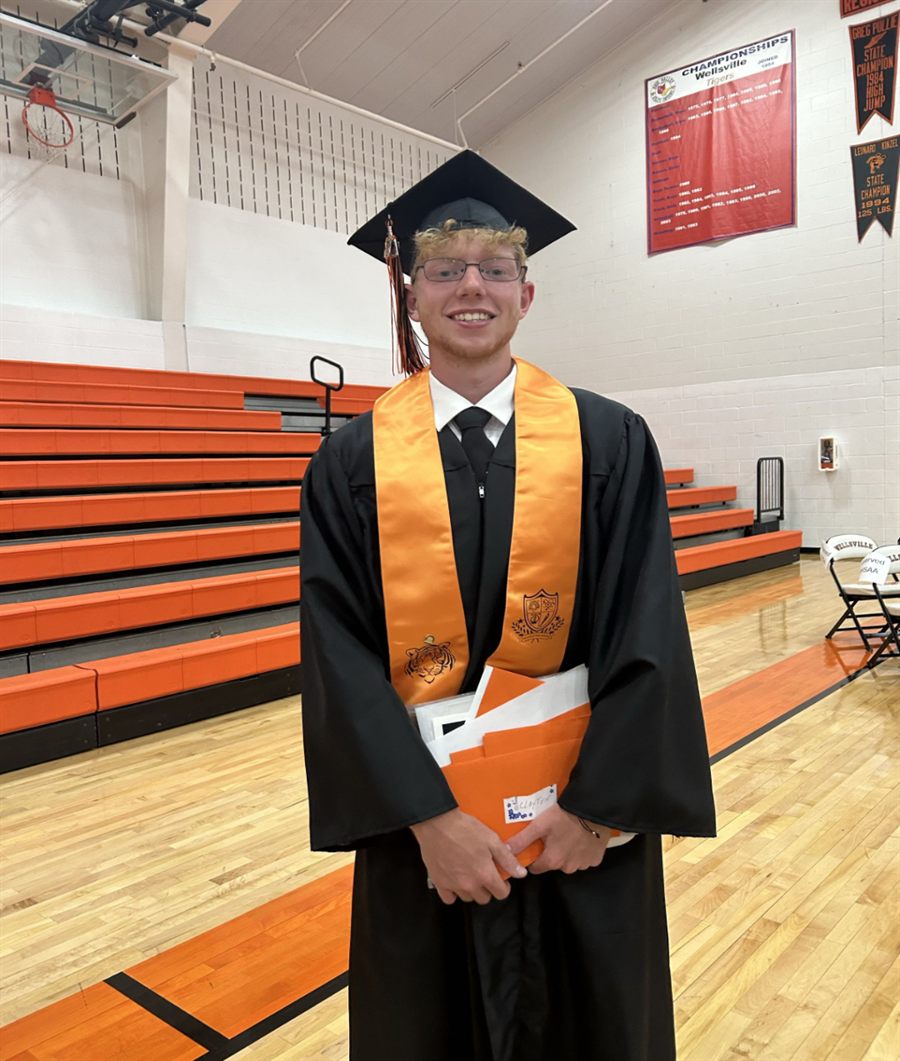 The 2026 Winner of the Cathy Salter Memorial Scholarship, Clayten Kersey